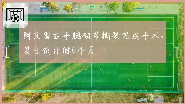 阿瓦雷兹手腕韧带撕裂完成手术,复出倒计时6个月